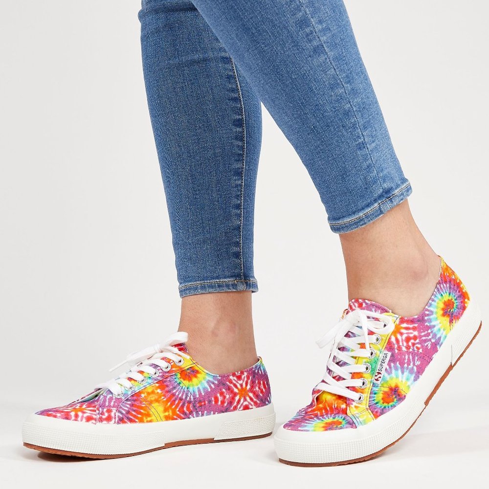 Superga Women's Classic Tie Dye Shoes - Picture 2 of 6